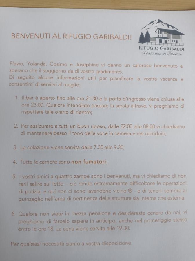 Rifugio Garibaldi LEDRO Bagian luar foto